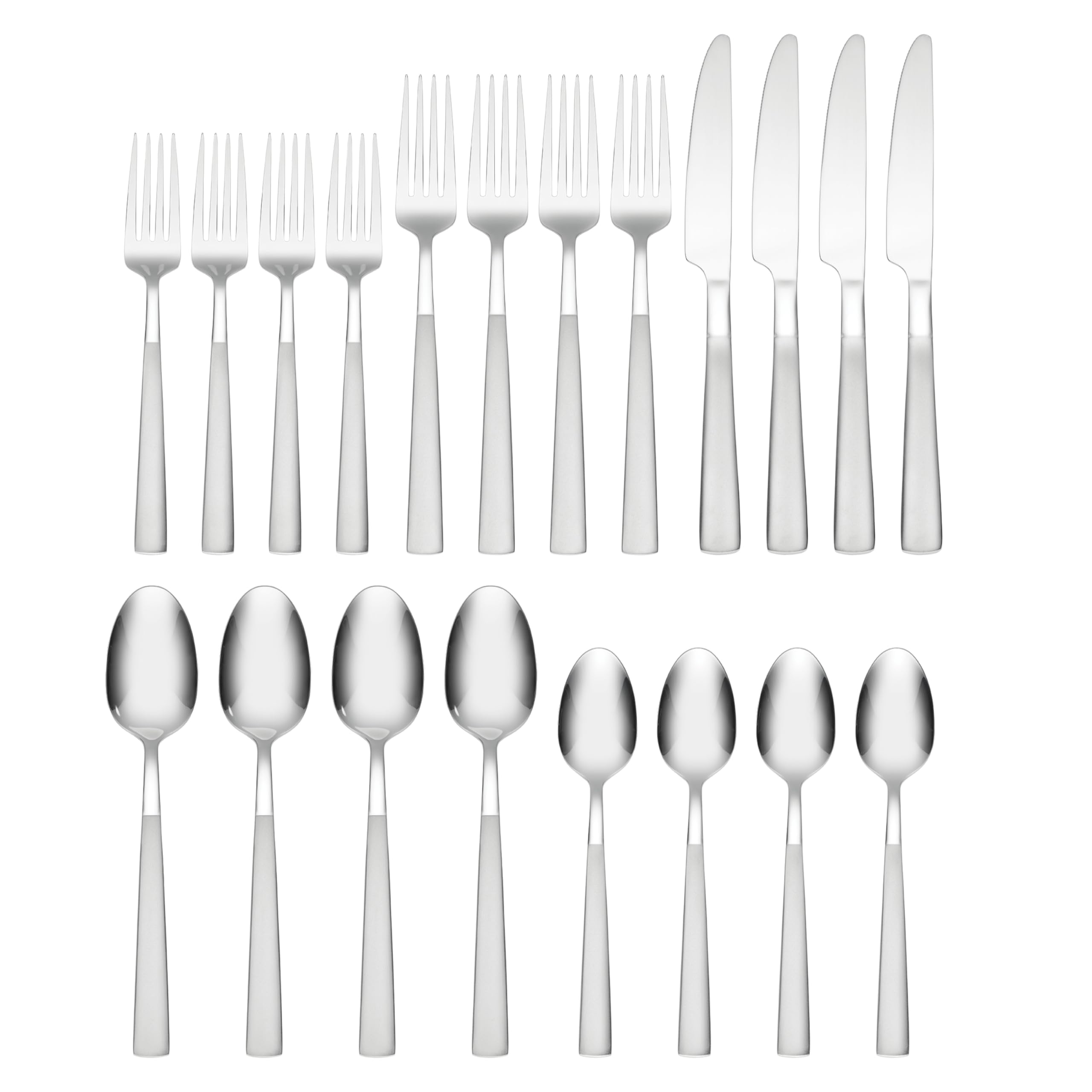 CAMBRIDGE CASUALS 20ピース カトラリーセット Amazon.com: Cambridge Silverware Set, Kyla Frosted 20-Piece